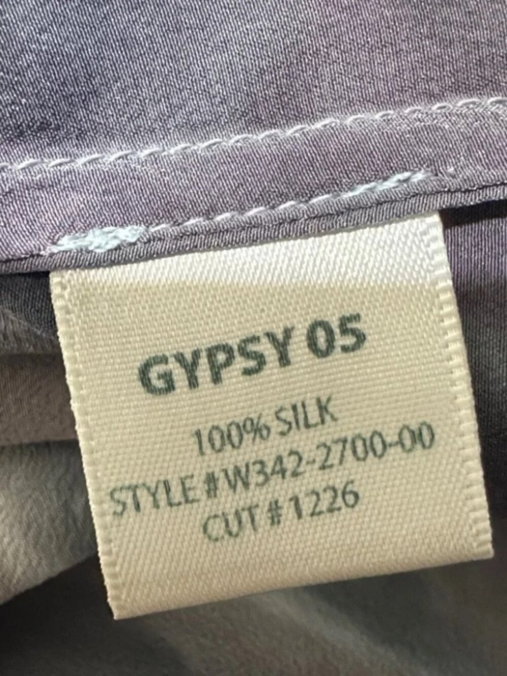 Anthropologie Dip-Dyed Tulip Silk Dress By Gyps 05, High-Low Adorable Size Small - Picture 8 of 9